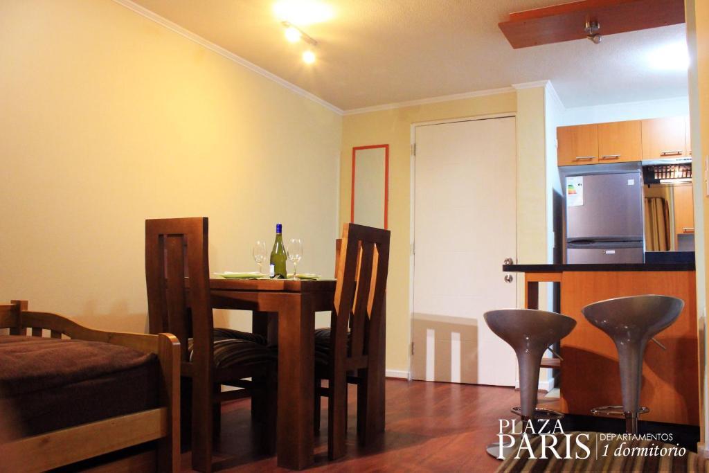 サンティアゴPlaza Paris Amistarアパートメント 部屋 写真