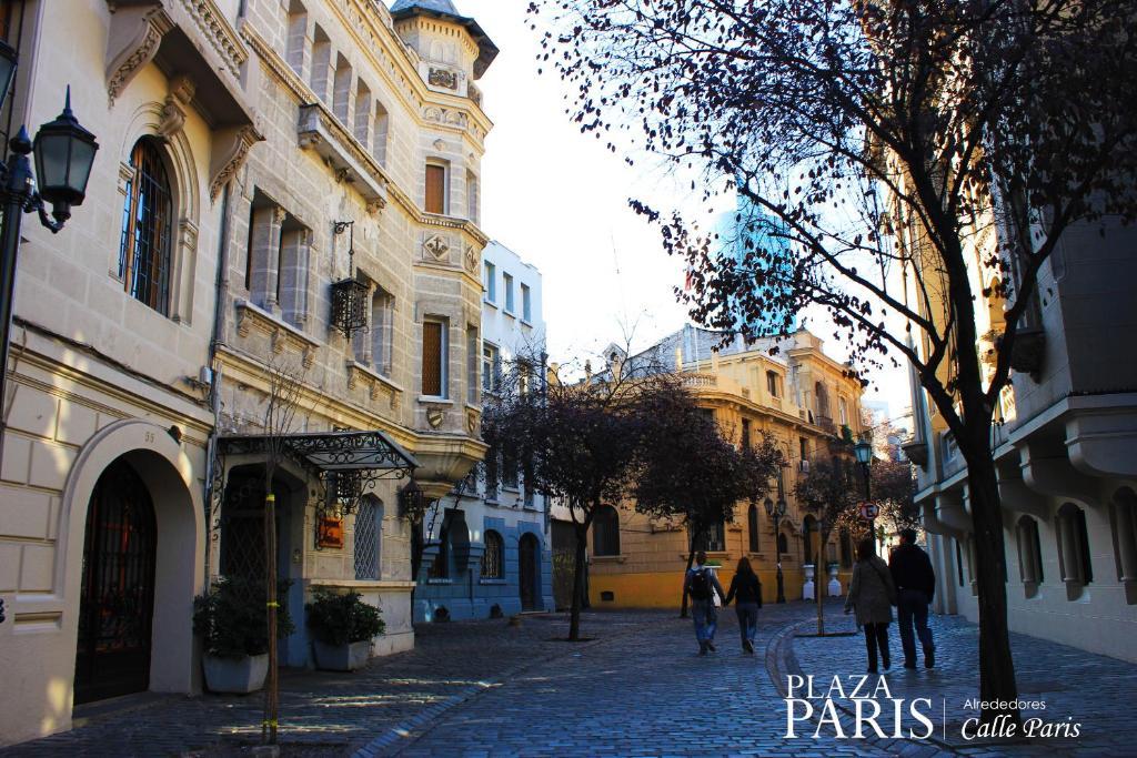 サンティアゴPlaza Paris Amistarアパートメント エクステリア 写真